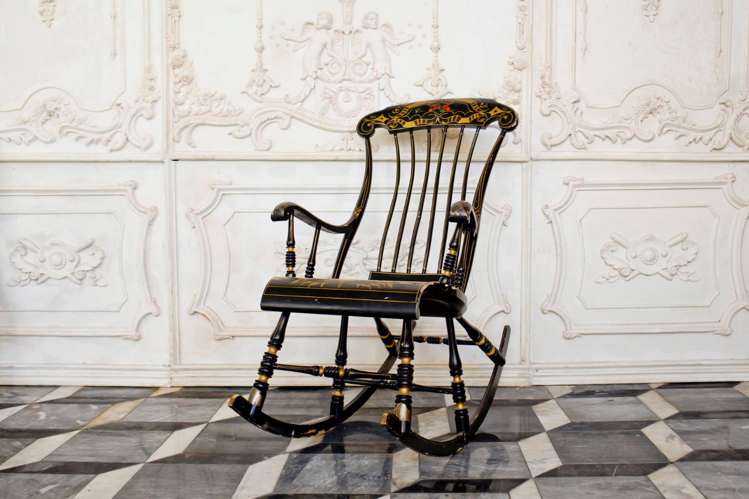 Vintage Chair Prop In Historical Integrity