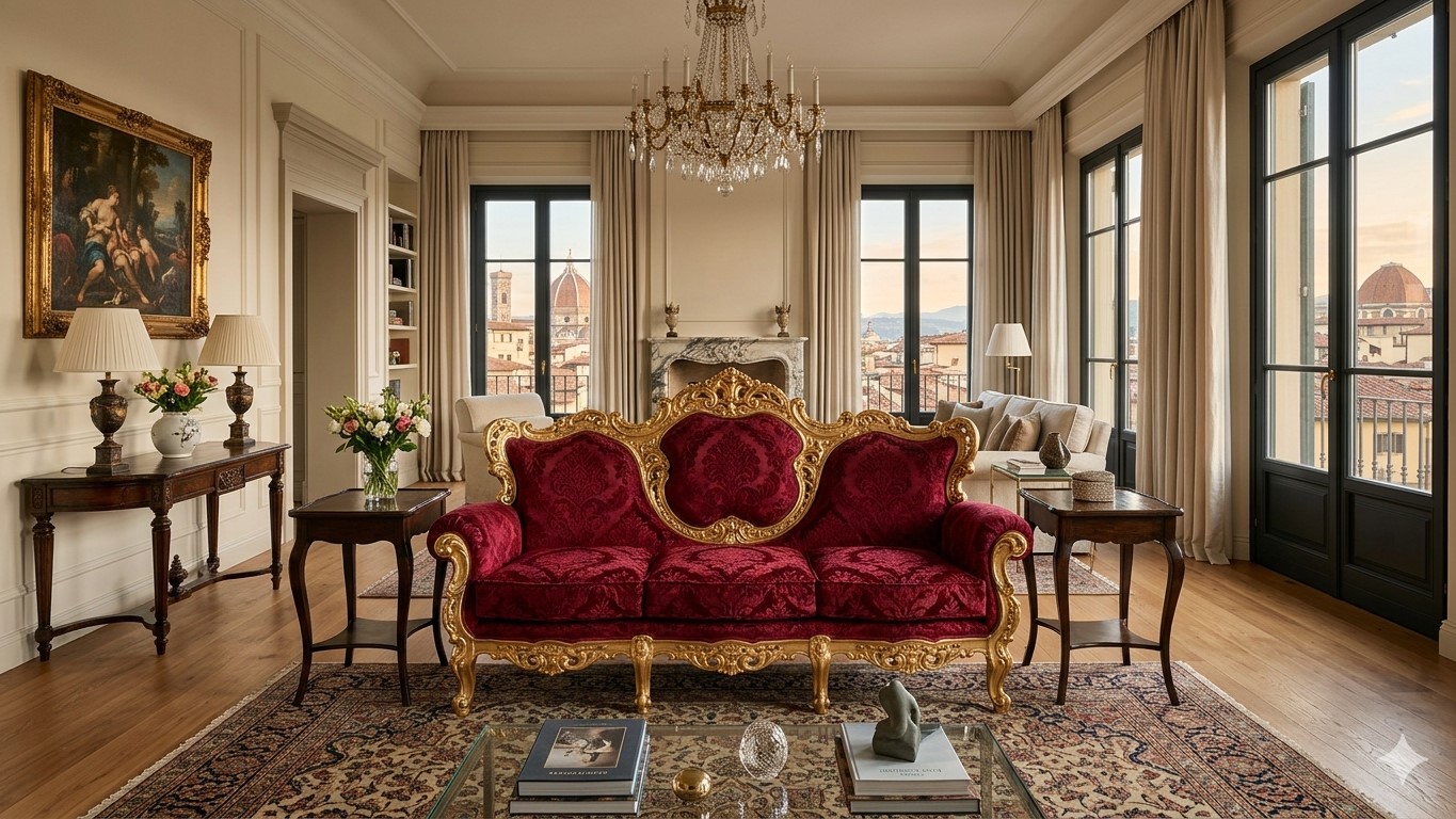 Integrating The Baroque Settee Into Modern European Spaces