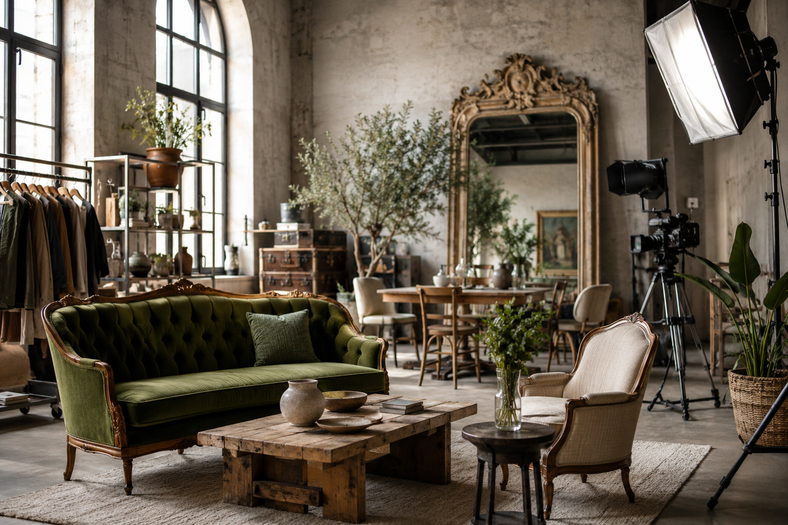 Sustainable Film Furniture For Luxury European Sets