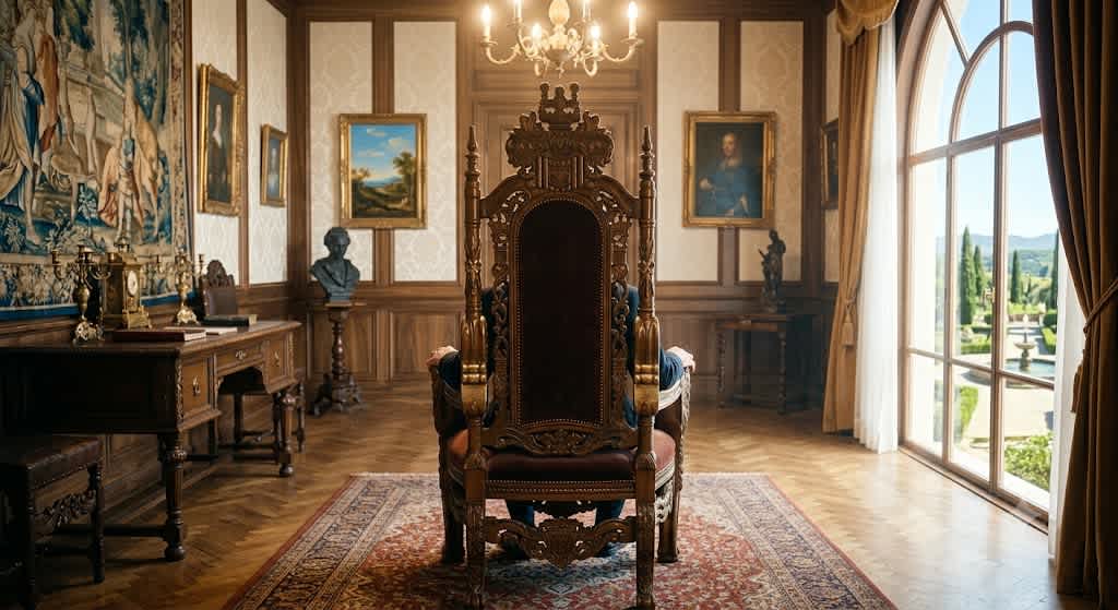 Command The Screen With A Baroque Chair The Godfather Chair Strategy