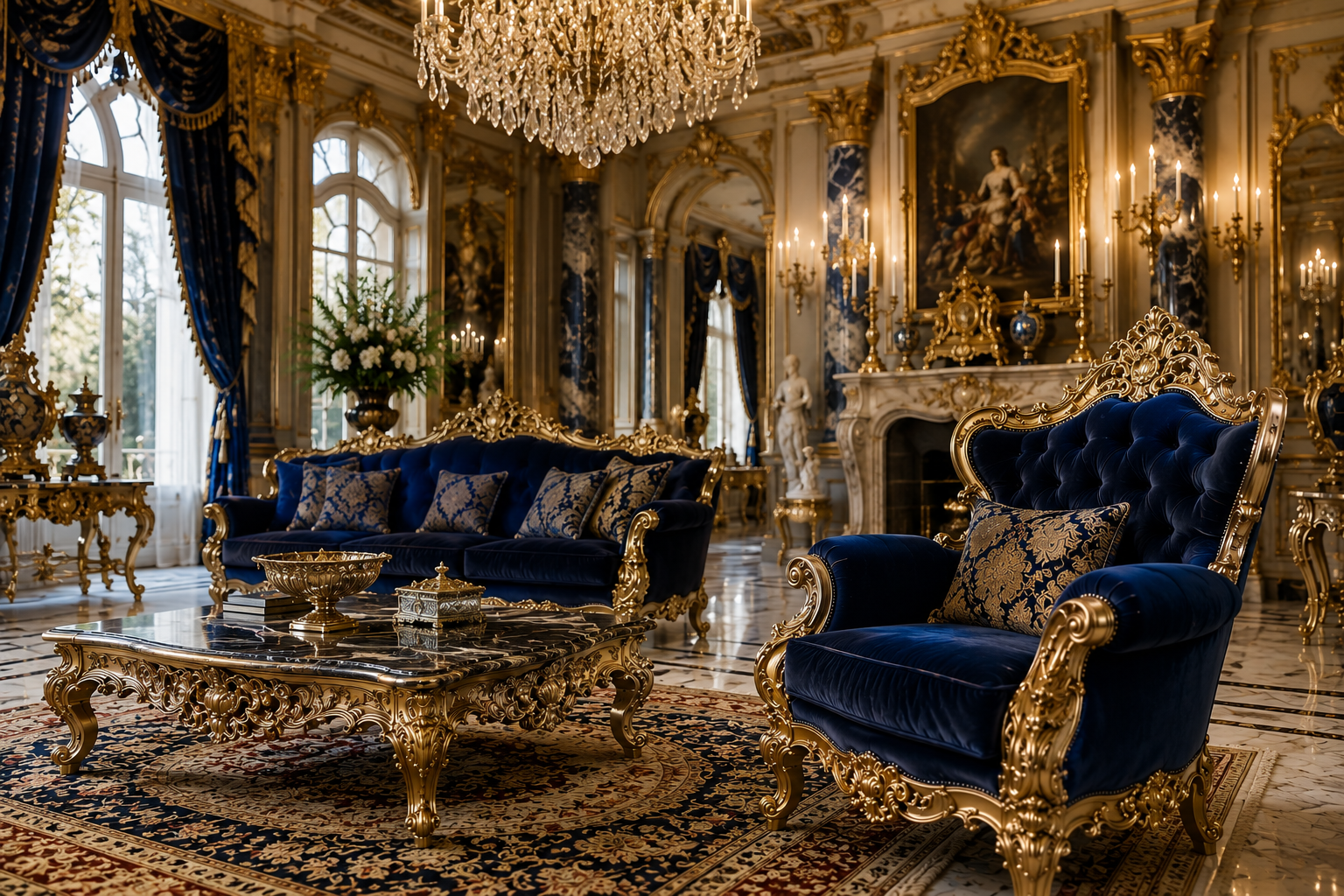Designing Regal Spaces With Baroque Style Furniture