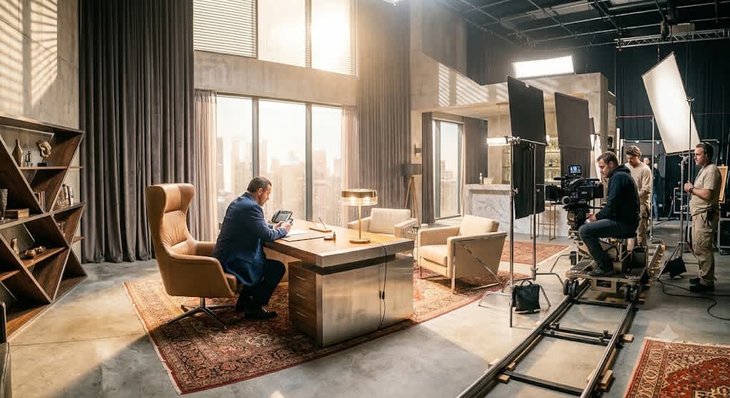 Premium Film Furniture For Crime Noir Sets